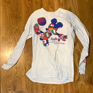 White Disney Epcot world showcase shirt